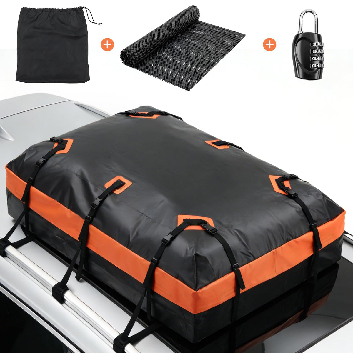 DUMOS anti-slip mat detail under bag preventing movement and protecting paint
