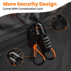 DUMOS folded into storage bag for compact transport and easy storage