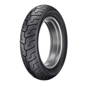 Dunlop Tires D401 tread close-up highlighting groove design for improved wet and dry grip