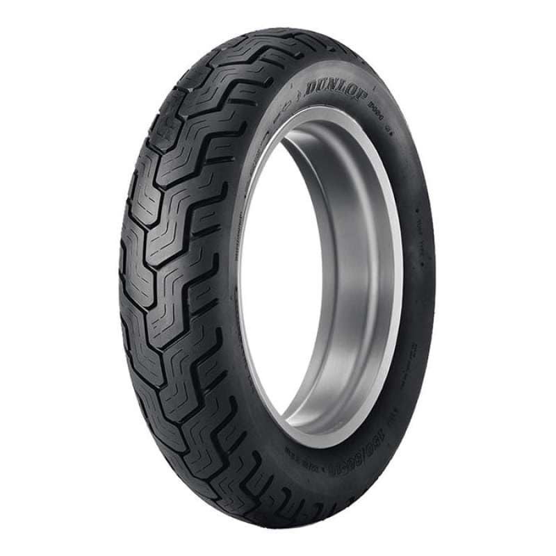 DUNLOP D404 close-up of tread pattern highlighting grip and even wear