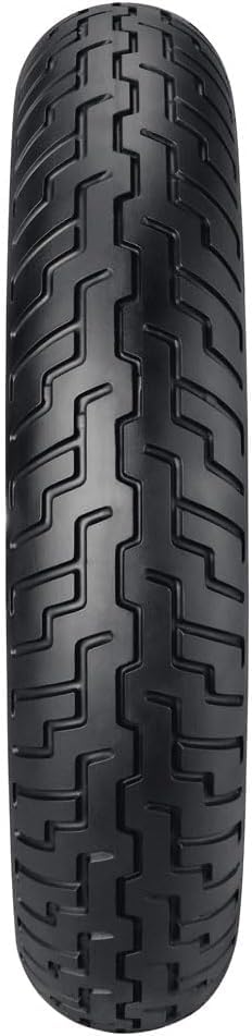 DUNLOP D404 mounted on cruiser showing fitment and confident handling