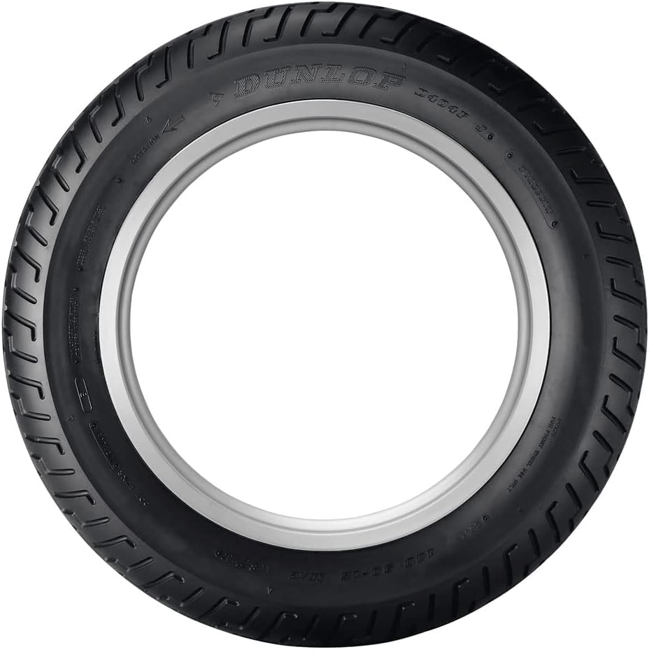 DUNLOP D404 sidewall size label showing 130/90-16 for correct fit