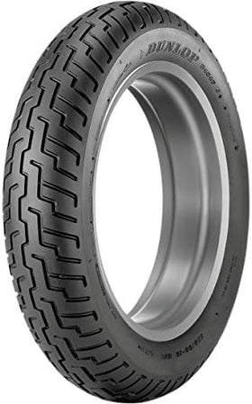 DUNLOP D404 tread close-up highlighting pattern and predictable grip
