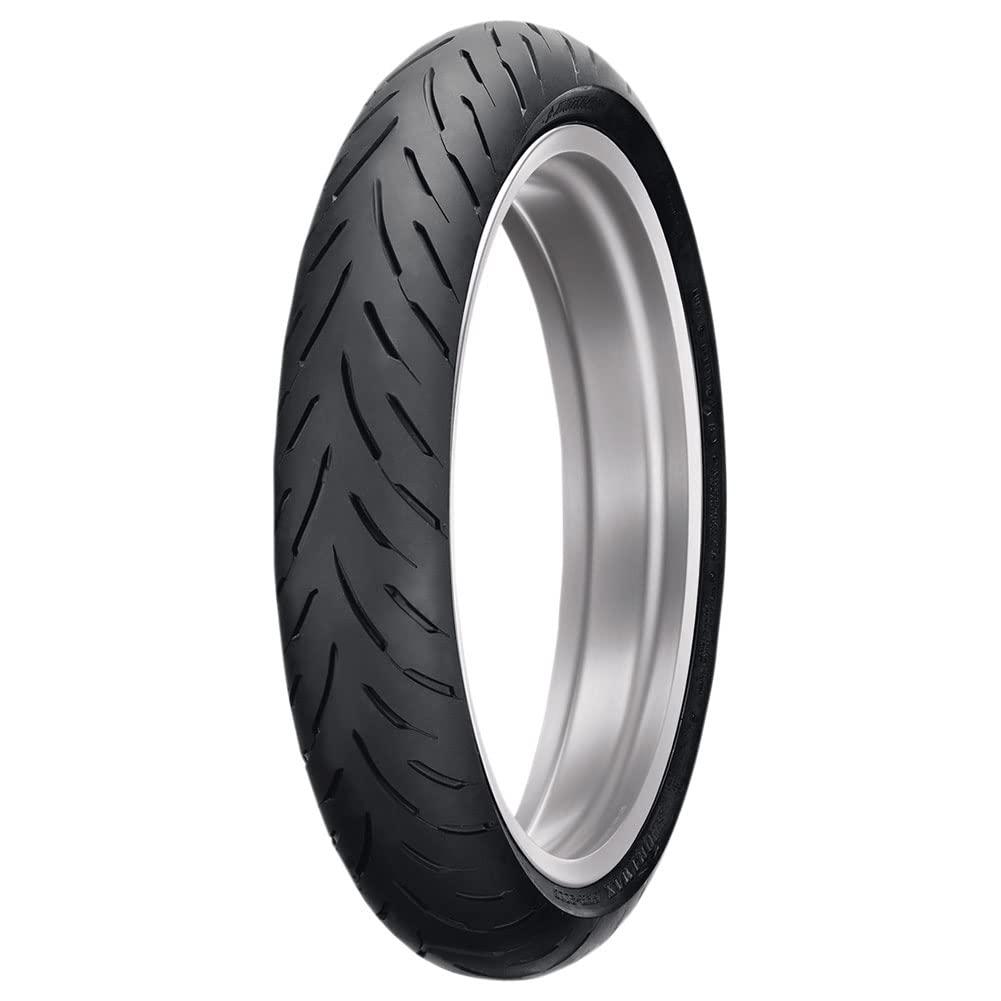 DUNLOP Sportmax front tire packaging showing product and benefits