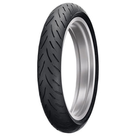 DUNLOP Sportmax front tire packaging showing product and benefits