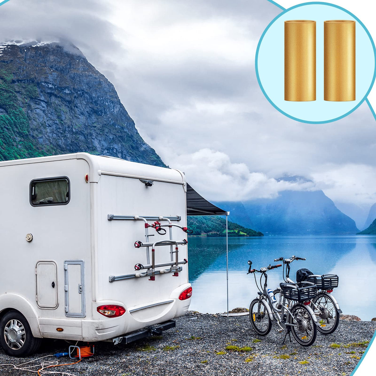 Dunzy kit in a trailer repair setting illustrating easy maintenance advantage