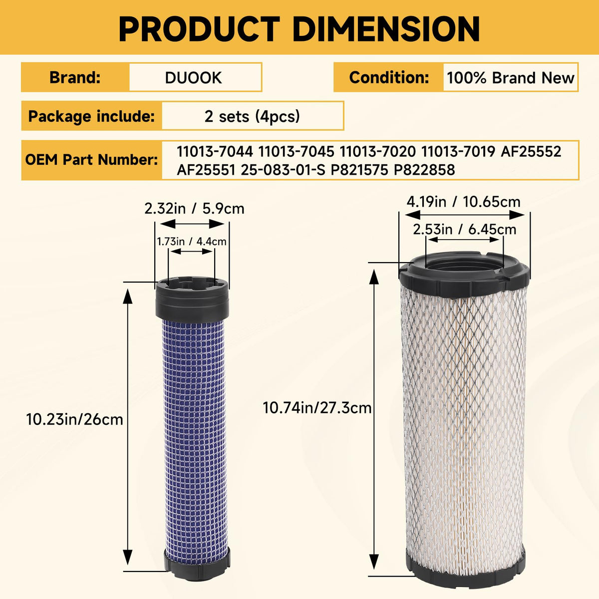 DUOOK close-up of filter media texture showing pleats for improved particle capture benefit reliable filtration