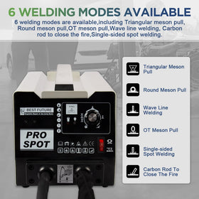DUOYI welding tongs and included tools laid out for immediate use benefit