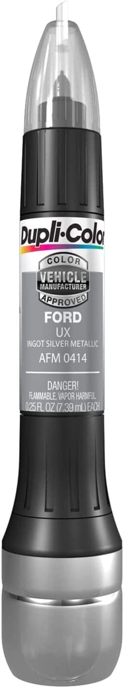 Dupli-Color front packaging showing Ingot Silver Metallic and benefits