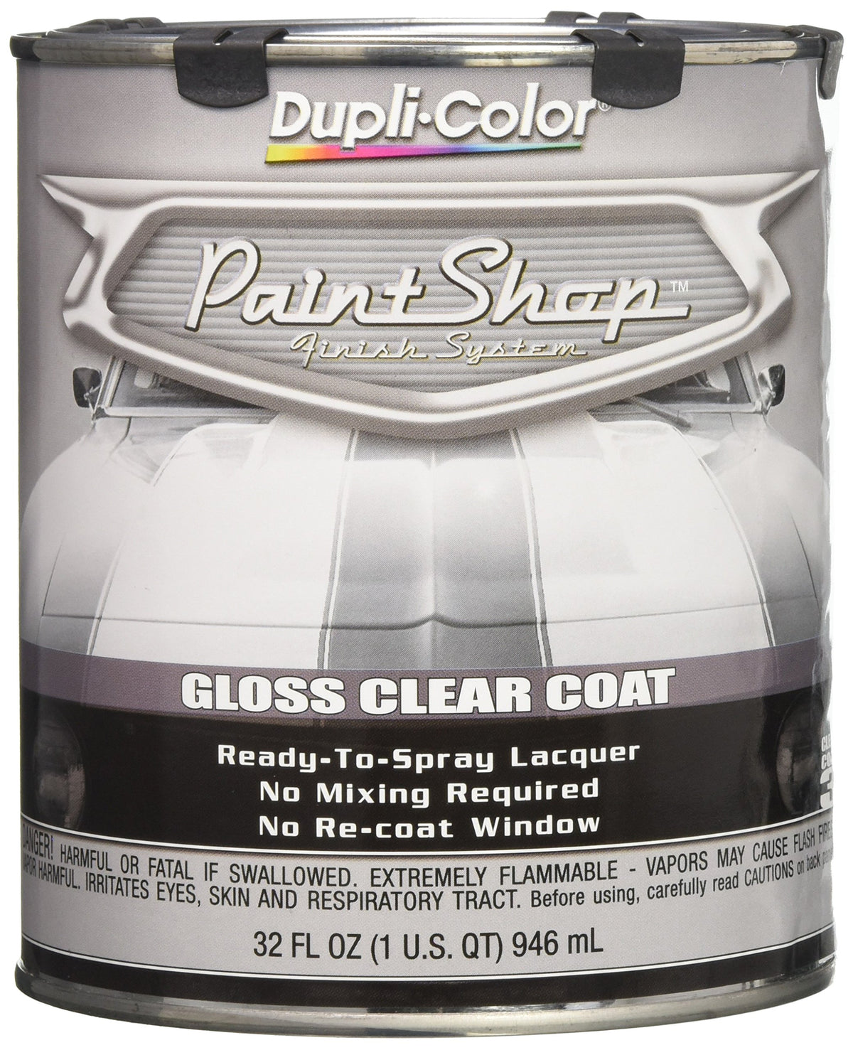 Dupli-Color front can view showing label and ready-to-spray benefit