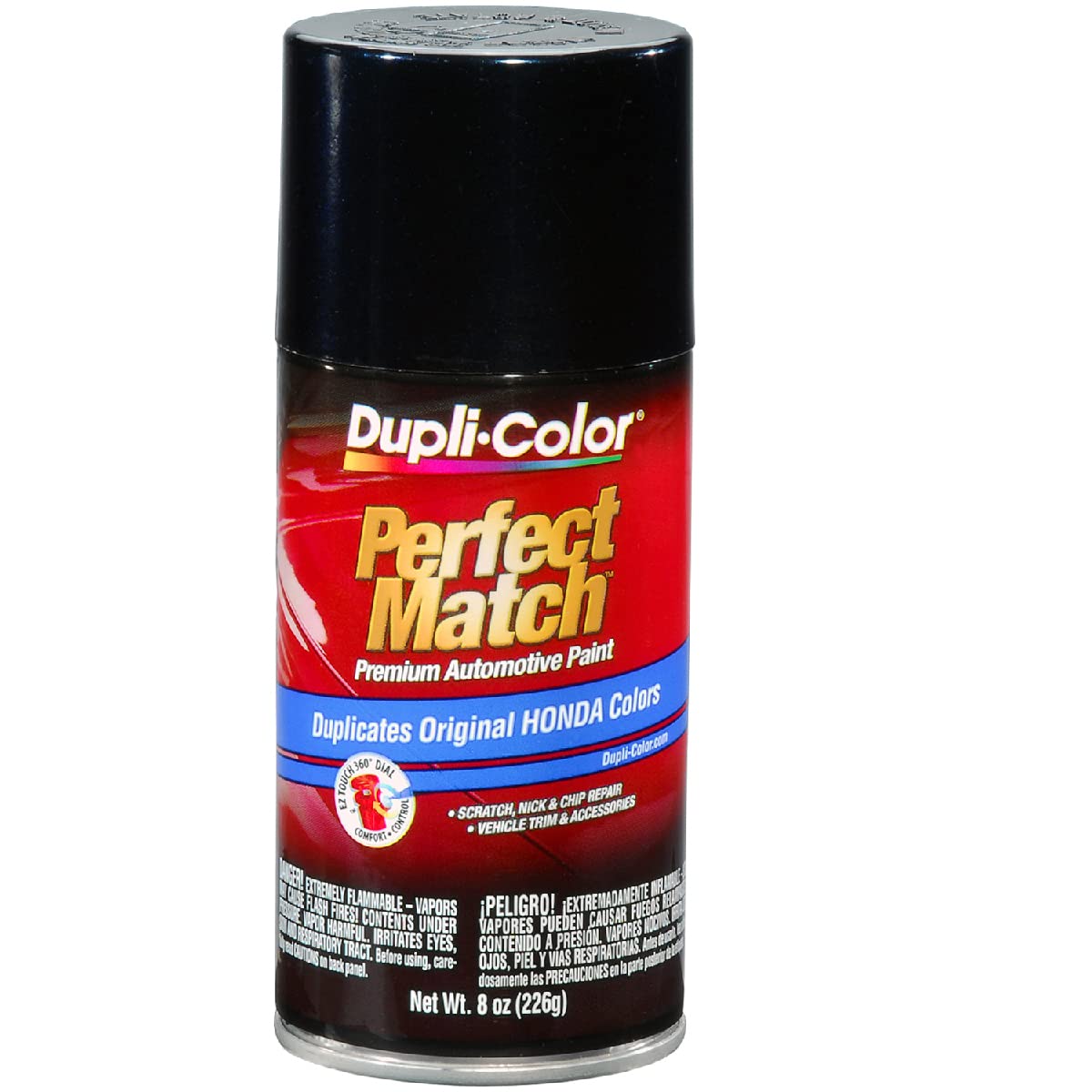 Dupli-Color front can B92P showing label and 8 oz size for accurate selection