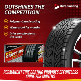 DURA-COATING applicator pads and scrub brush for even coating and cleaning