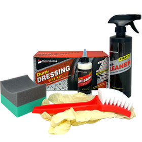 DURA-COATING front packaging showing complete tire kit and benefits