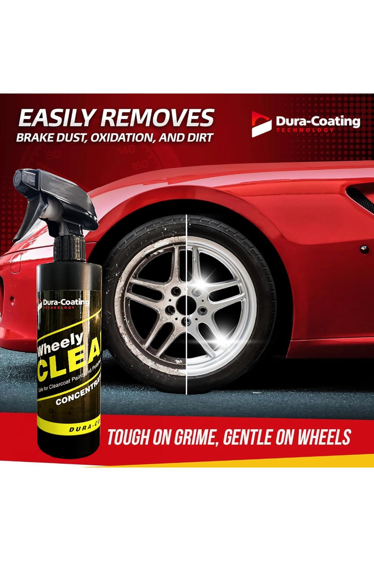 DURA-COATING TECHNOLOGY close-up of liquid texture illustrating concentrated cleaning power