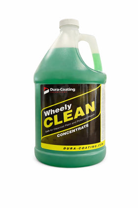 DURA-COATING Wheely Clean gallon bottle front view showing label and size, promoting durable refill benefit