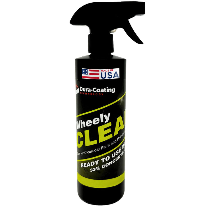 DURA-COATING TECHNOLOGY Wheely Clean front label showing product identity and benefits