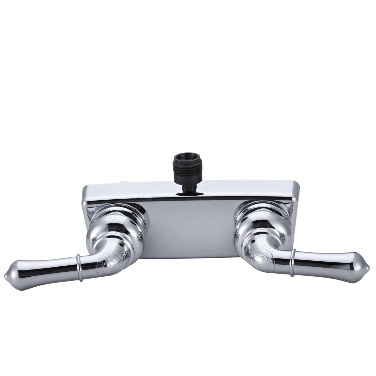 Dura Faucet close-up of teapot lever handles offering smooth temperature control