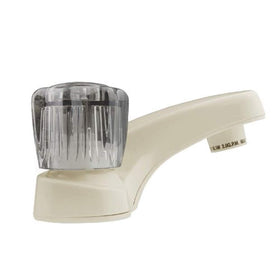 Dura Faucet smoked acrylic knob close-up highlighting easy grip and stylish contrast
