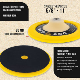 Dura-Gold threaded core detail displaying 5/8"-11 thread for universal fit