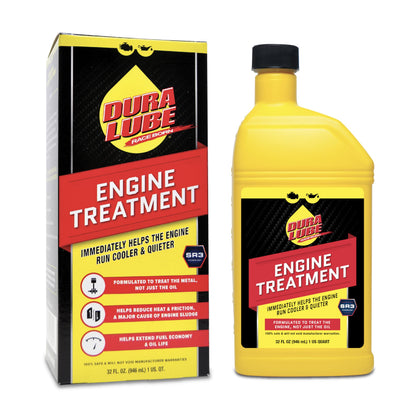 DURA LUBE front label showing 32 oz bottle and clear product benefits