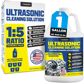 Durabasics front view gallon bottle showing product and branding for clear identification
