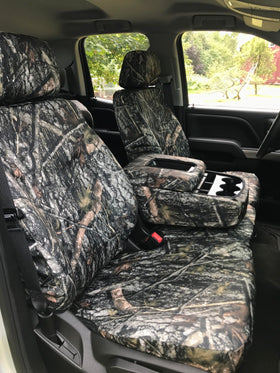 Durafit front bench cover on Silverado showing tailored fit and protection