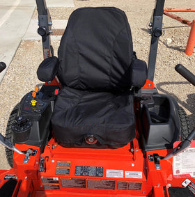 Durafit cover front on Kubota seat showing neat fit and cooler surface