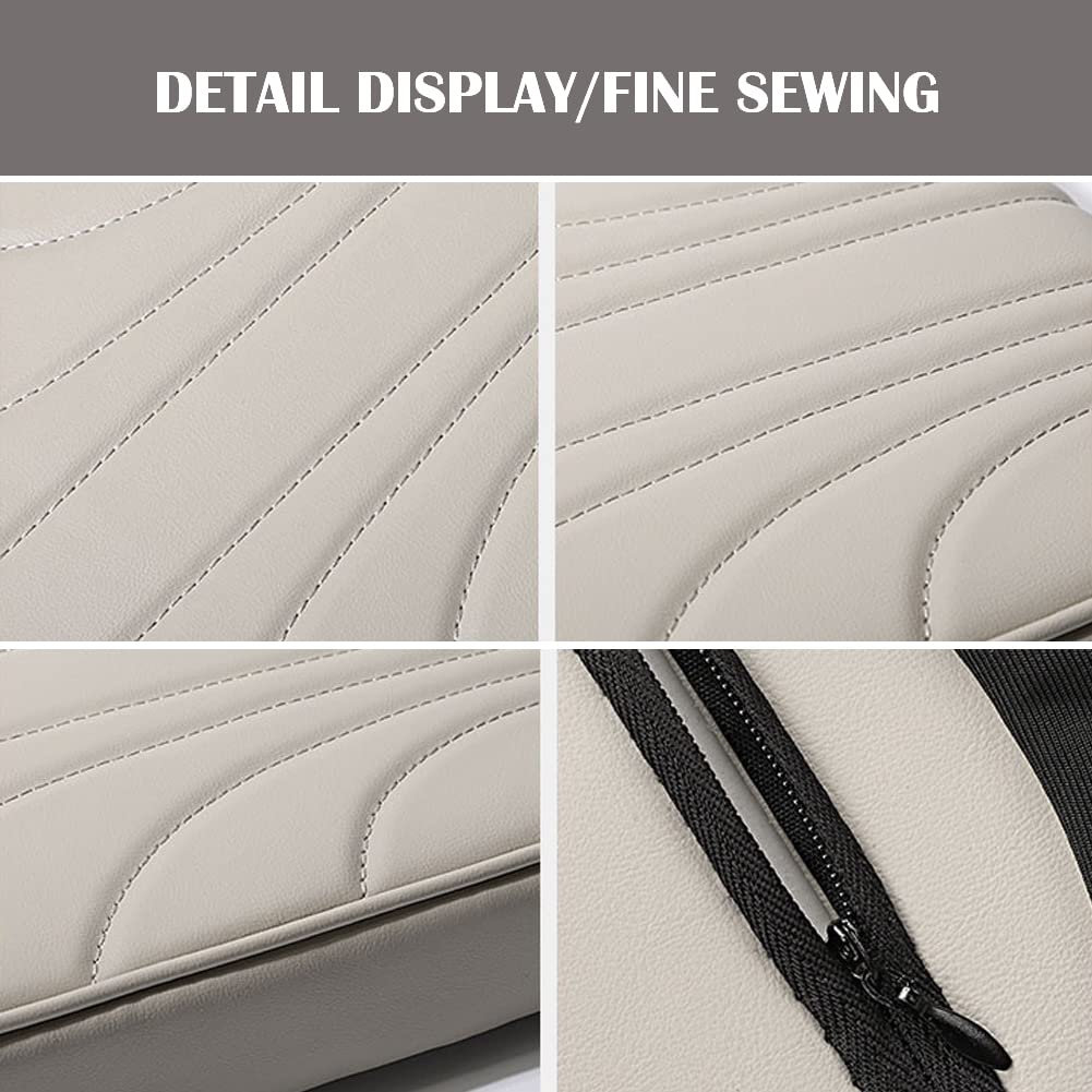 DURASIKO armrest pad installed on console providing ergonomic support while driving
