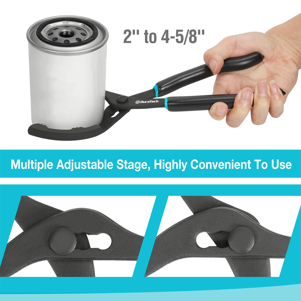 DURATECH close view of 3-jaw mechanism showing self-adjusting fit benefit