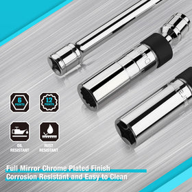 DURATECH chrome-plated finish resisting corrosion and easy cleaning