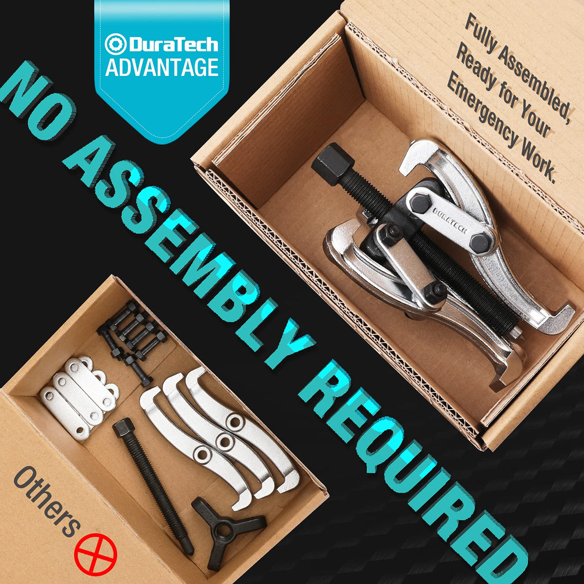 DURATECH close-up of jaw teeth highlighting secure non-slip grip