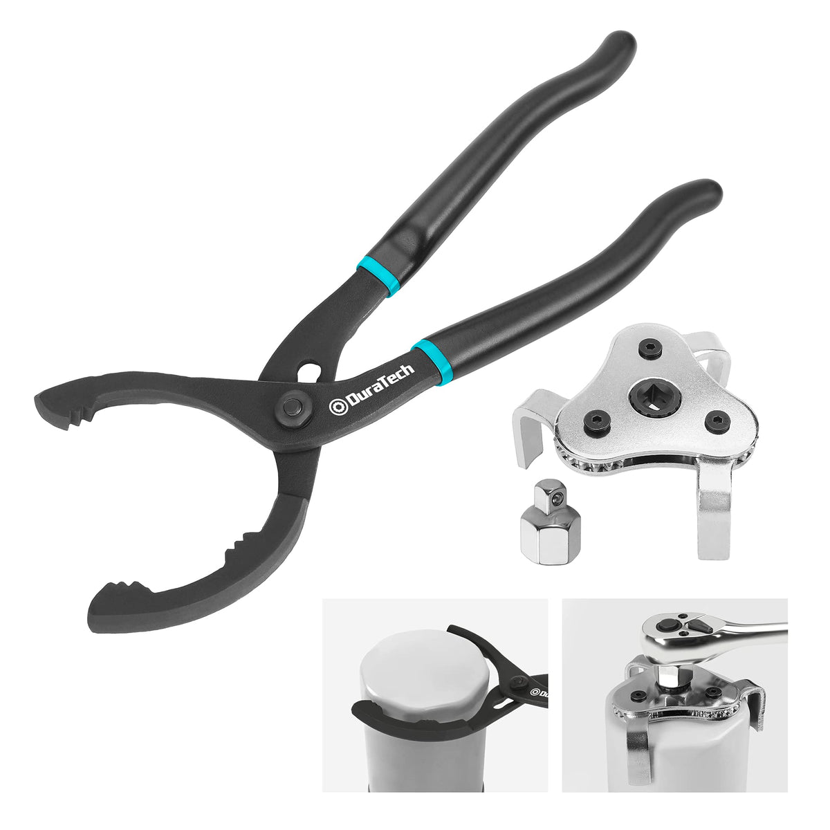 DURATECH front view of both tools showing kit and durable finish benefit