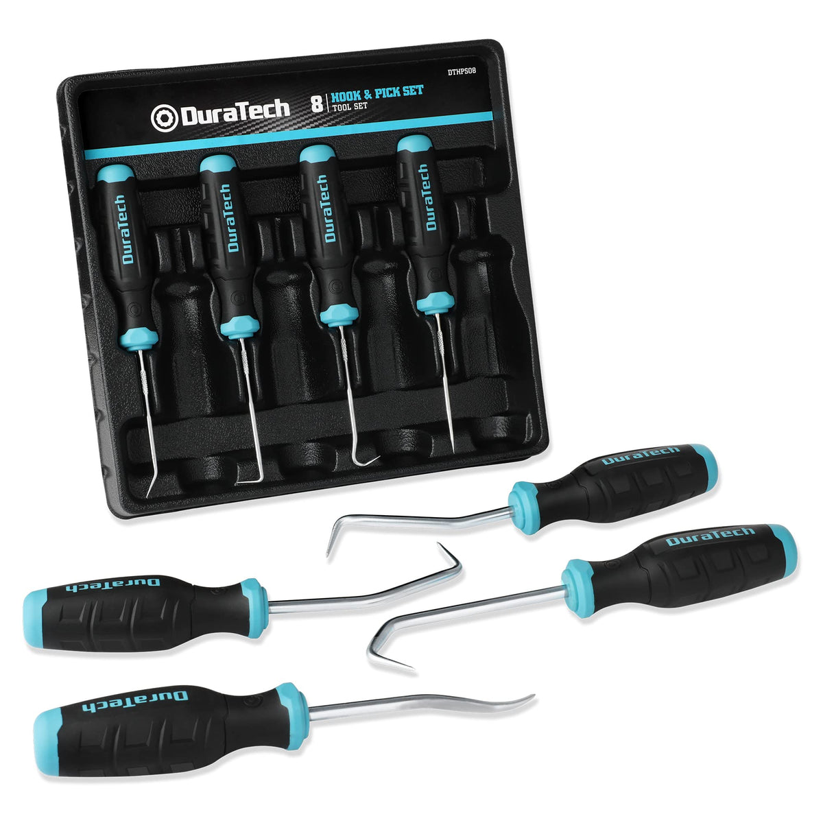 DURATECH front packaging showing full 8-piece kit and tray for easy identification