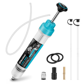 DURATECH pump front view showing compact construction and portability benefit