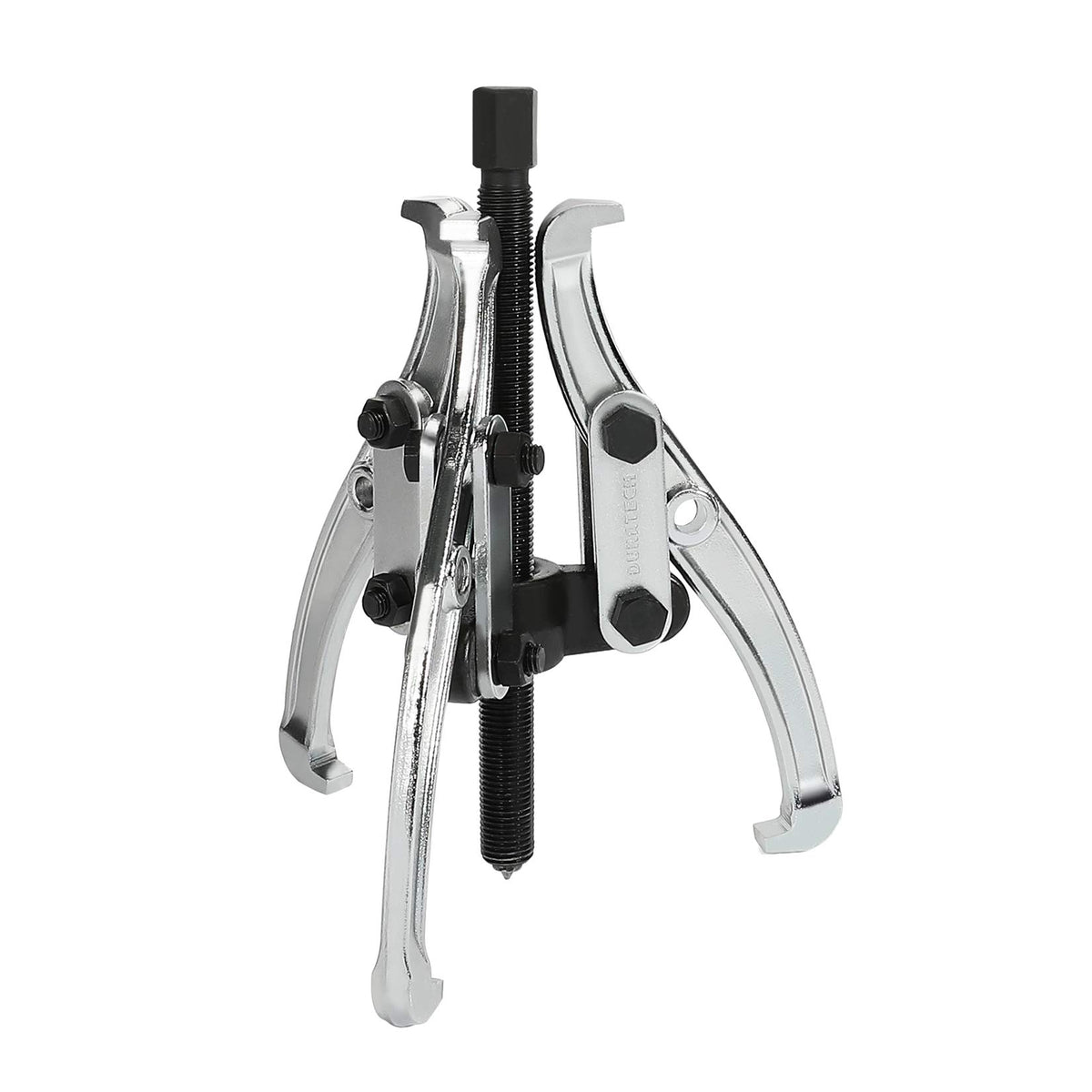 DURATECH front view of fully assembled 3-jaw puller showing ready-to-use design and strength