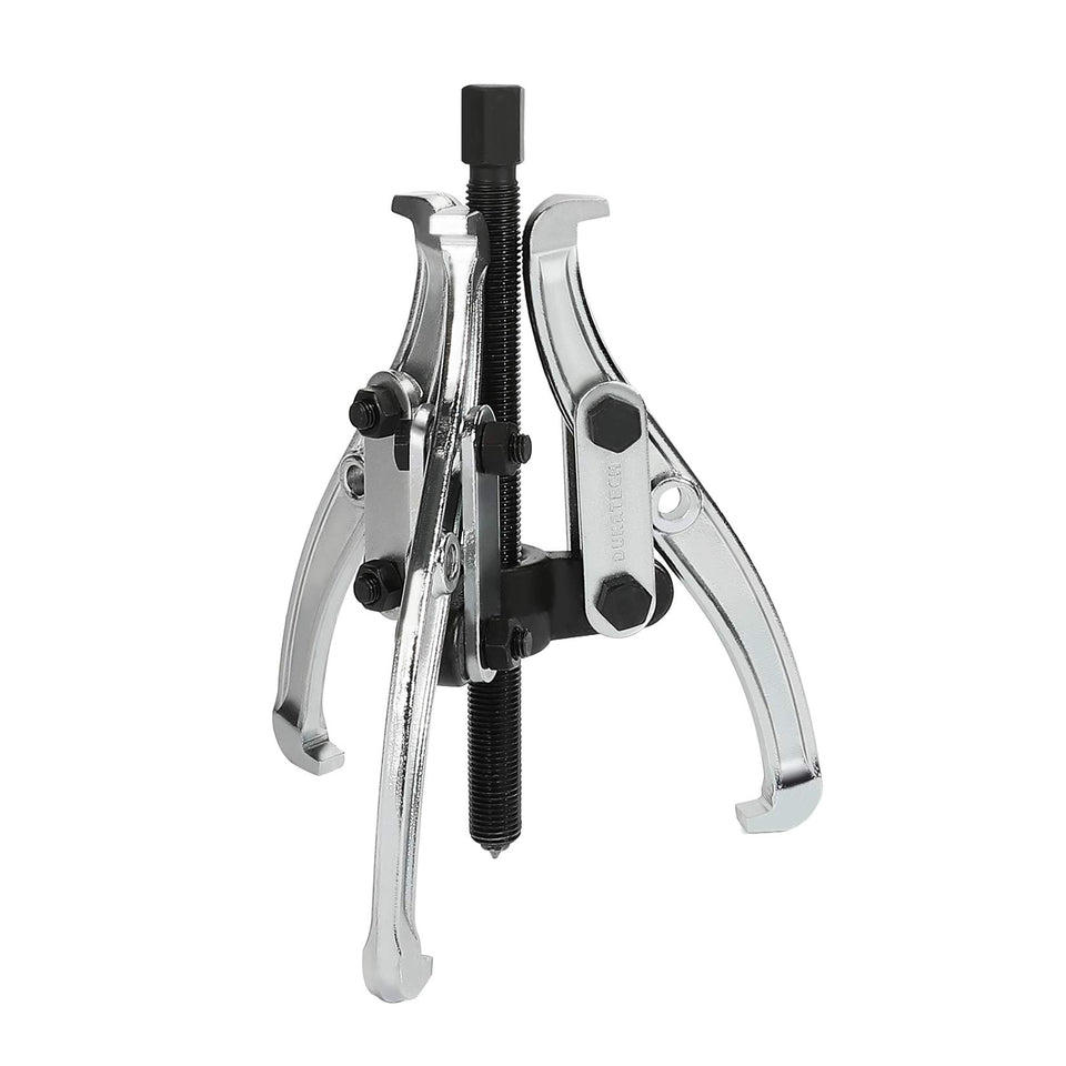 DURATECH front view of fully assembled 3-jaw puller showing ready-to-use design and strength