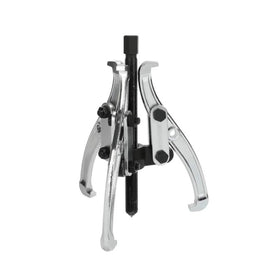 DURATECH front view of 3-jaw gear puller showing complete tool and benefits