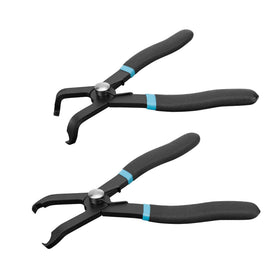 DURATECH front view of pliers set showing both angled jaws and compact design