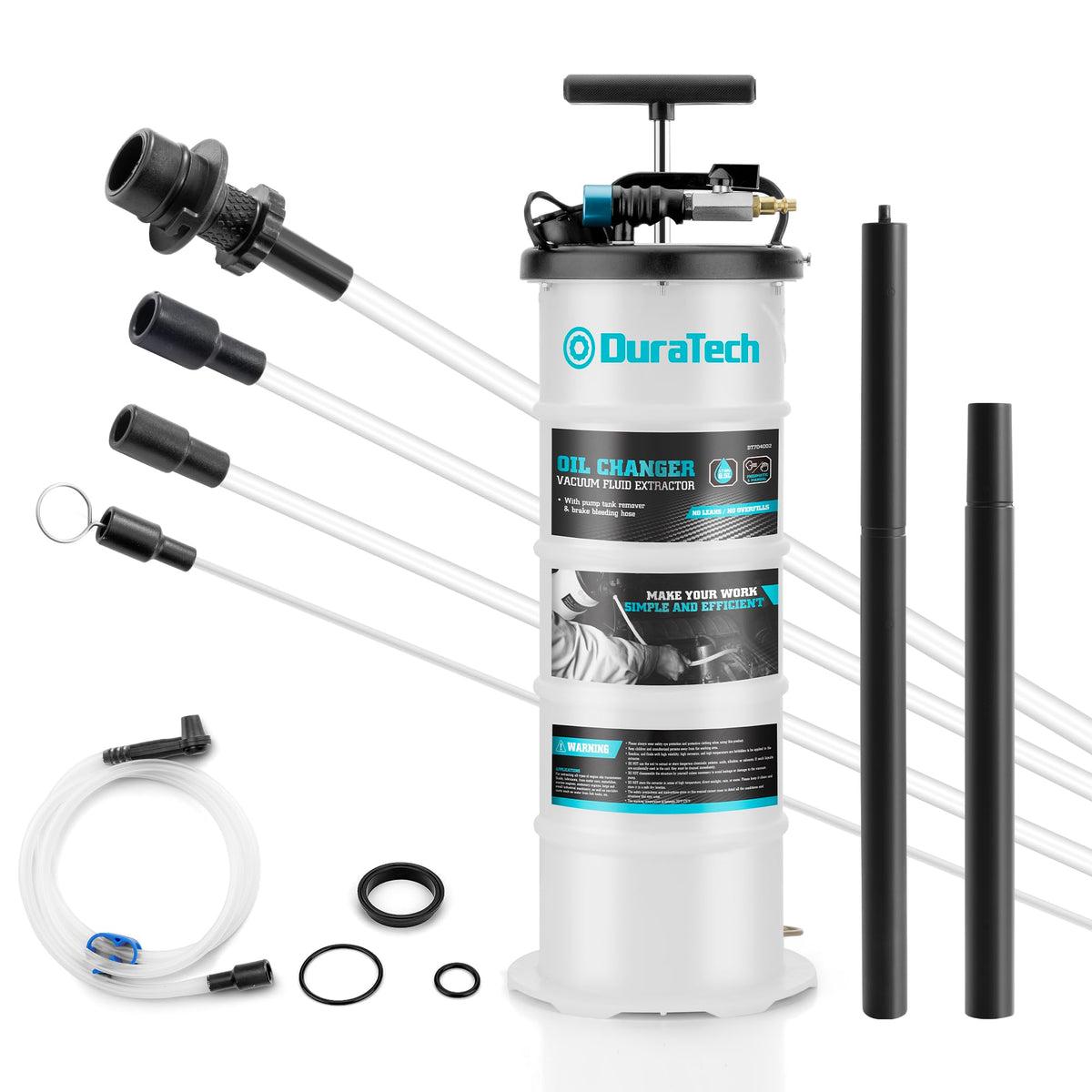 DURATECH front view tank showing compact design and easy handling benefit