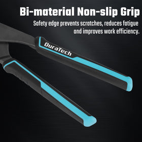 DURATECH pliers removing a motorcycle oil filter to show reach and practical use