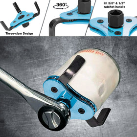 DURATECH tools neatly arranged in molded carrying case for convenient transport and protection