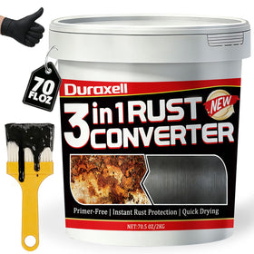 Duraxell front container showing label and 70 oz kit benefit