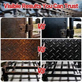 Duraxell on trailer frame illustrating durable outdoor rust prevention