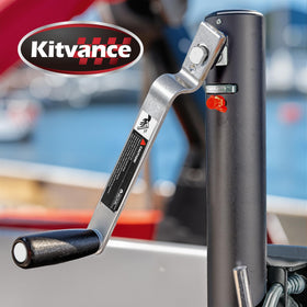 Durtschi ergonomic rubber handle detail for comfortable leverage