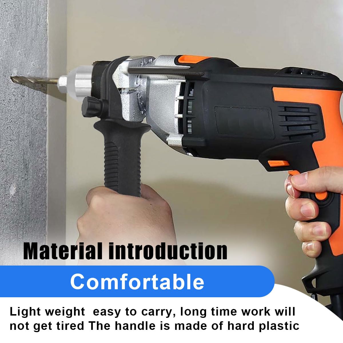 DUSCOKE adapter mounted on electric drill pulling a rivet demonstrating faster installation speed