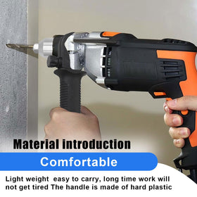 DUSCOKE adapter mounted on electric drill pulling a rivet demonstrating faster installation speed