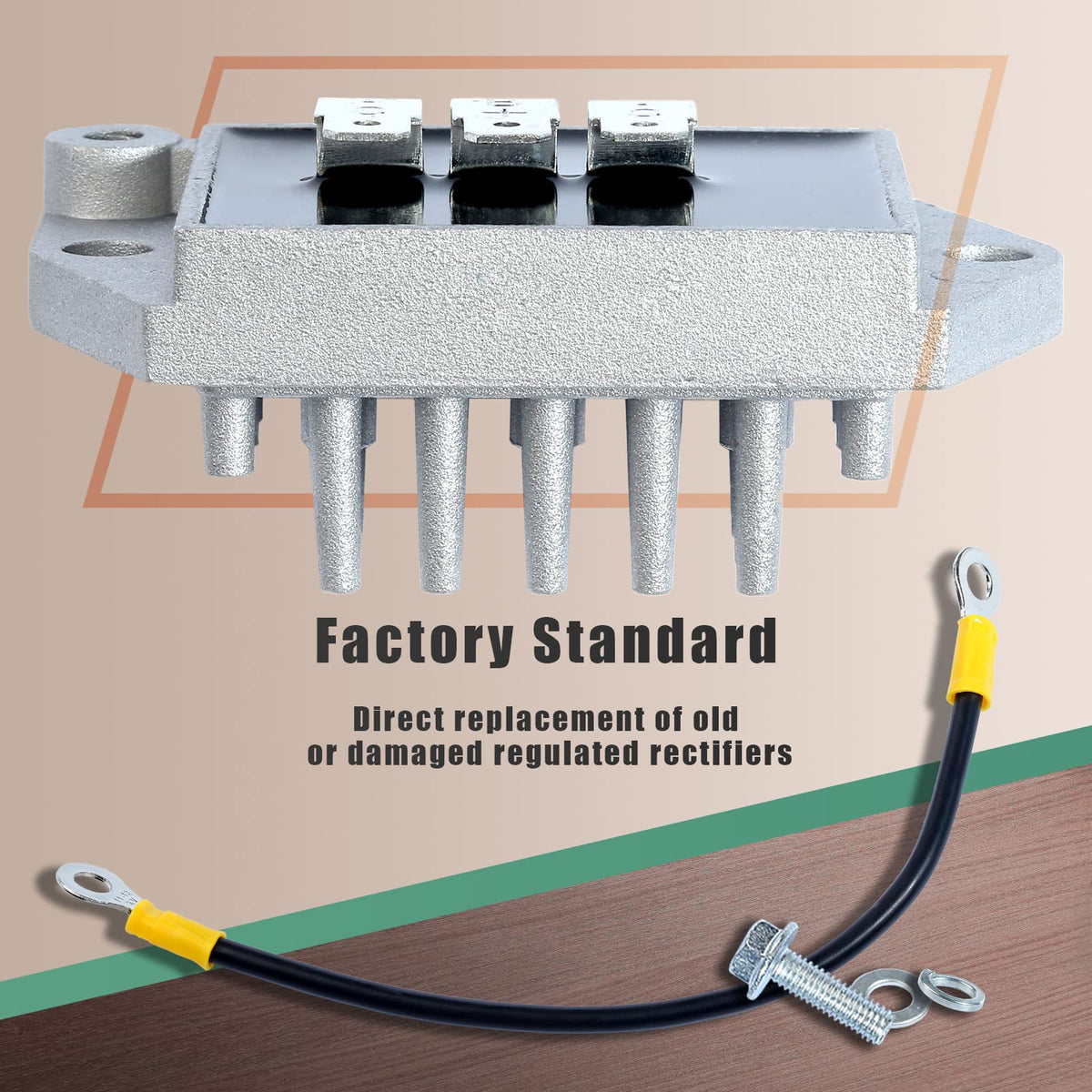 Dusledel regulator mounted on engine demonstrating direct-fit replacement benefit