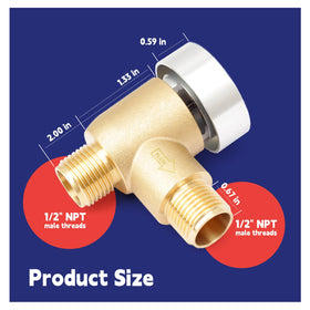 Dusledel product packaging and label showing model 571-VAC-CHK-A and specs