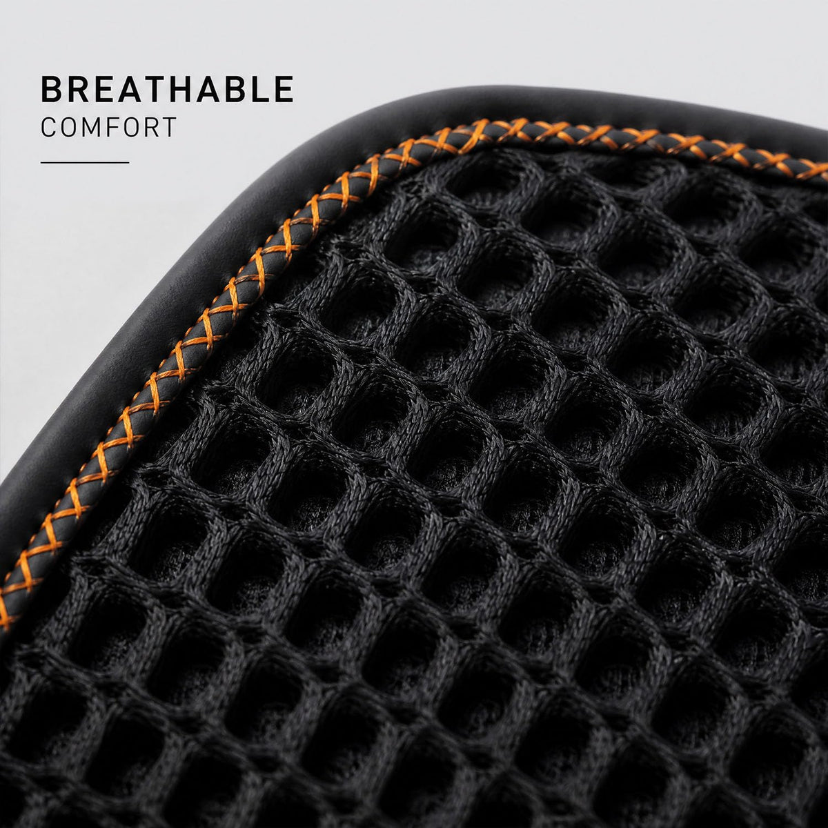 DUYUNCHEN backrest detail highlighting breathable structure and support