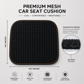 DUYUNCHEN cushion next to ruler showing universal seat size fit